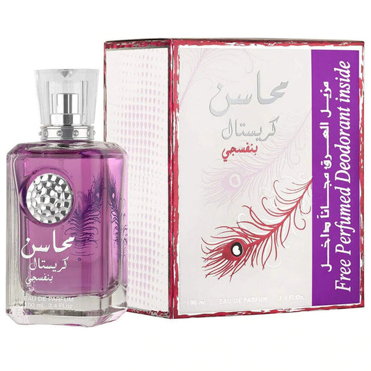 Lattafa/Mahasin Crystal Violet + Deo  EDP 100ml